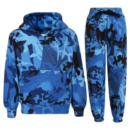 Girls Boys Hooded Hoodie Camouflage