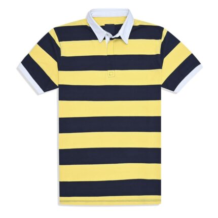 Ray Flower Stripe Jersey Polo